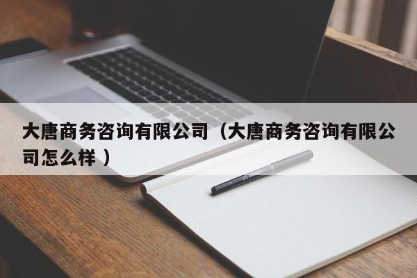大唐商務咨詢有限公司(大唐商務咨詢有限公司怎么樣 )